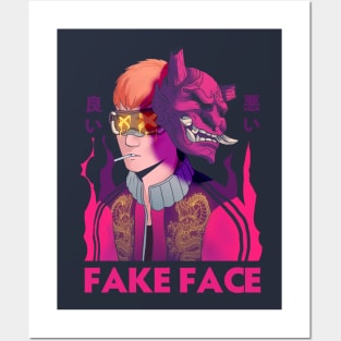 Fake Face Posters and Art